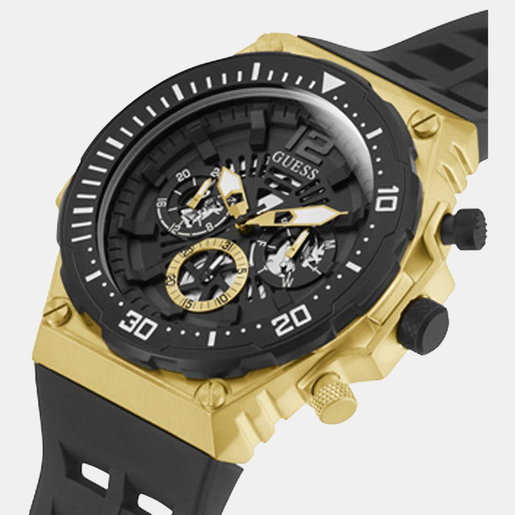 Guess Stainless Steel Round watch