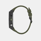 Guess Men Round Black watch