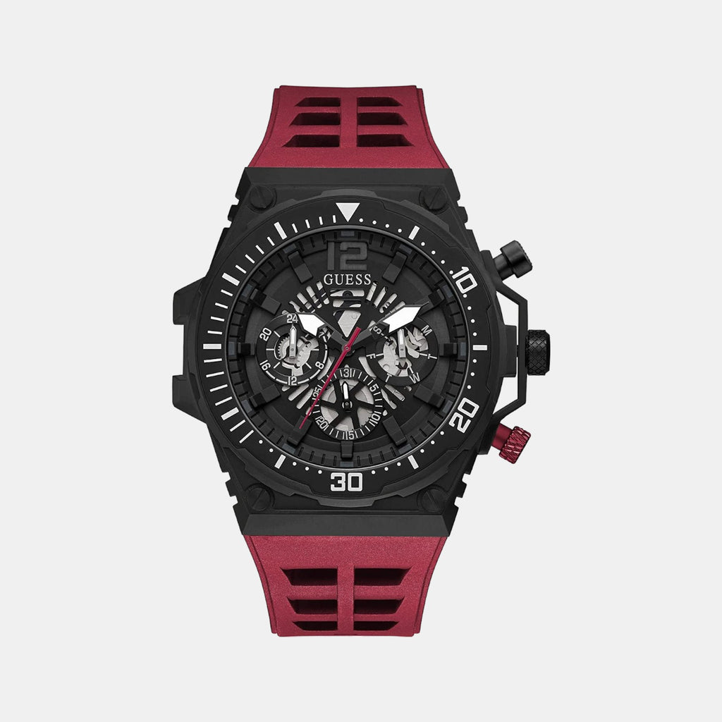 Guess Round Black Analog watch