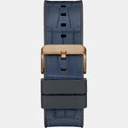 Guess Men Round Blue watch