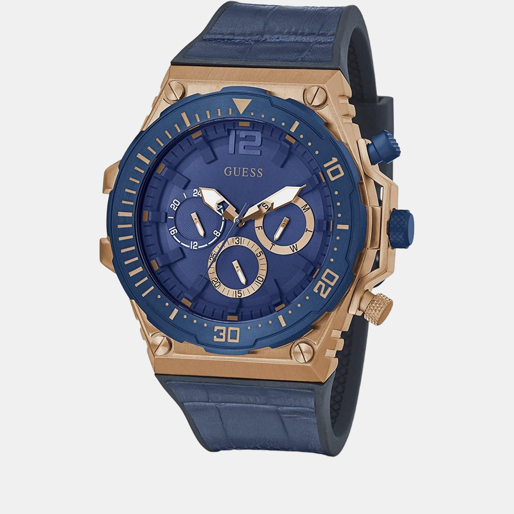 Guess Stainless Steel Round watch