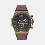 Guess Round Black Chronograph watch