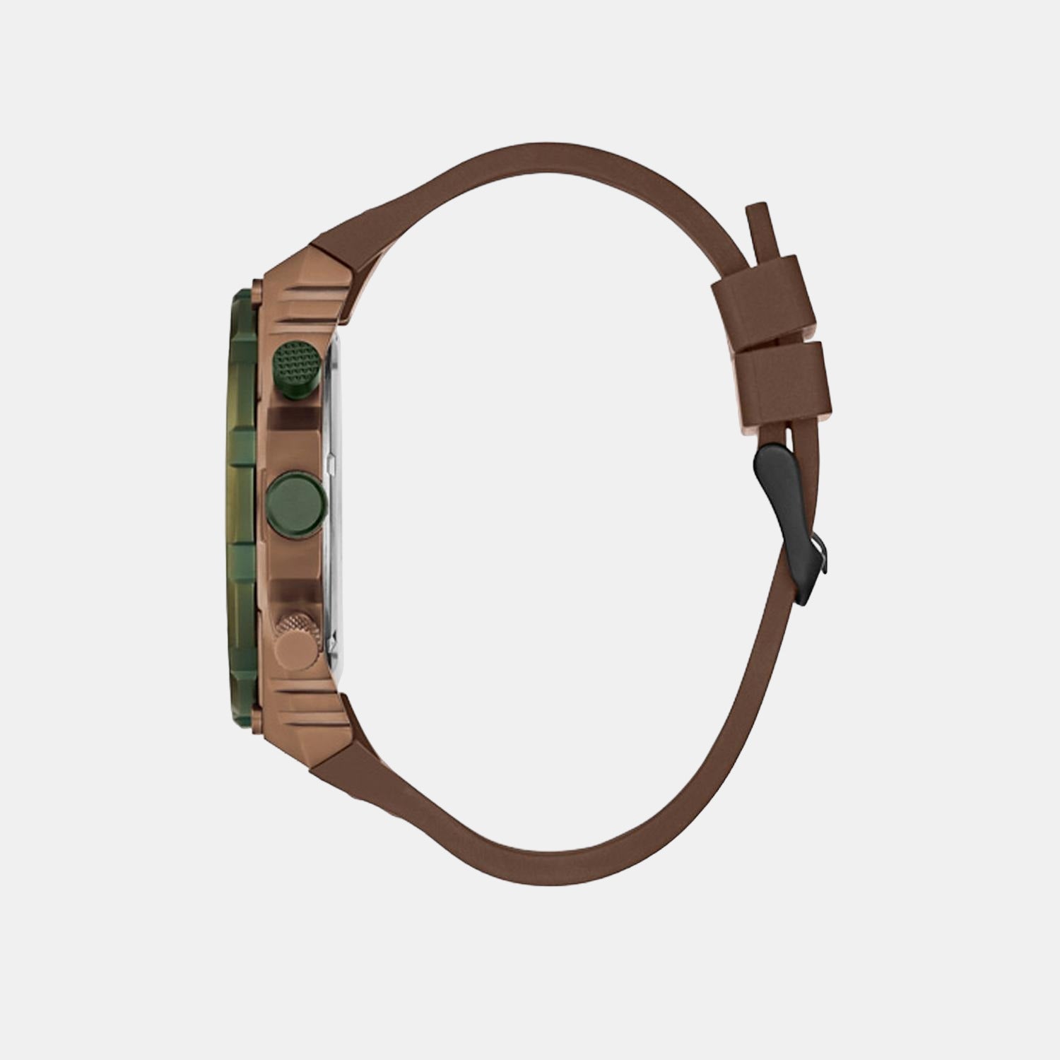 Guess Men Round Black watch