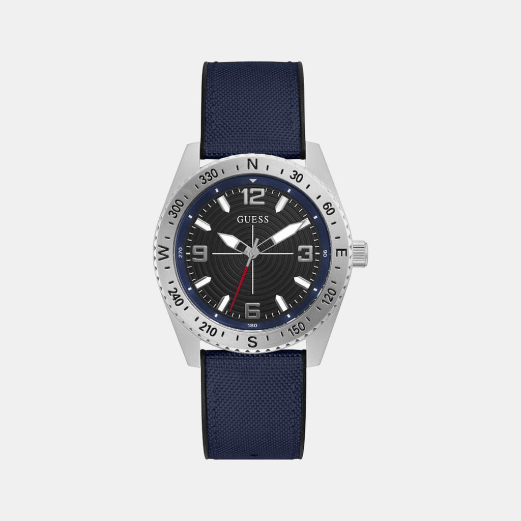 Guess Round Blue Analog watch