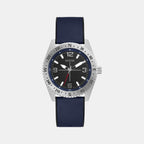Guess Round Blue Analog watch