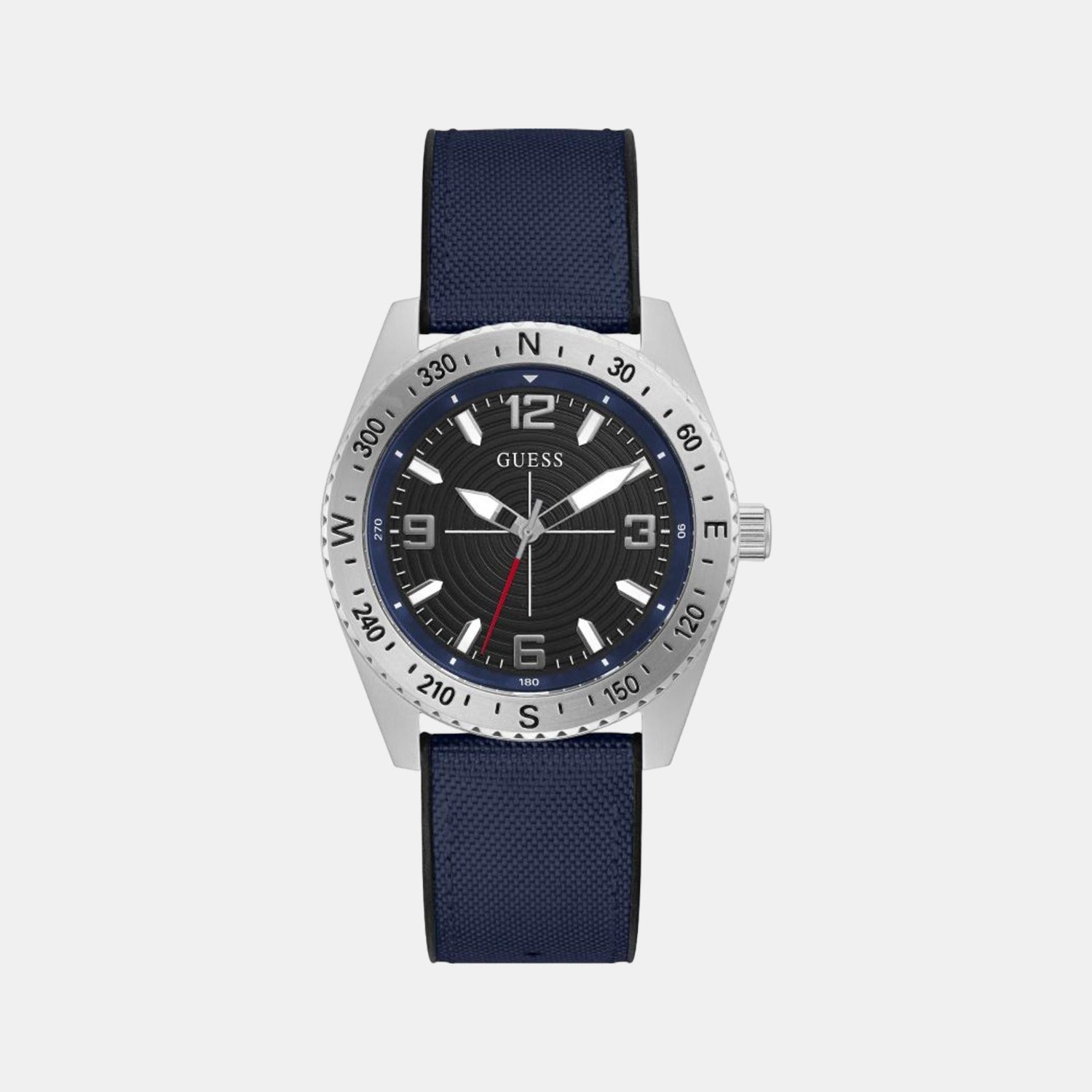 Guess Round Blue Analog watch