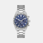 Guess Round Silver Chronograph watch