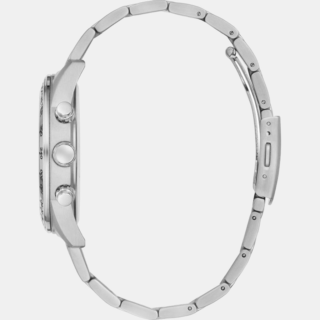 Guess Men Round Silver watch