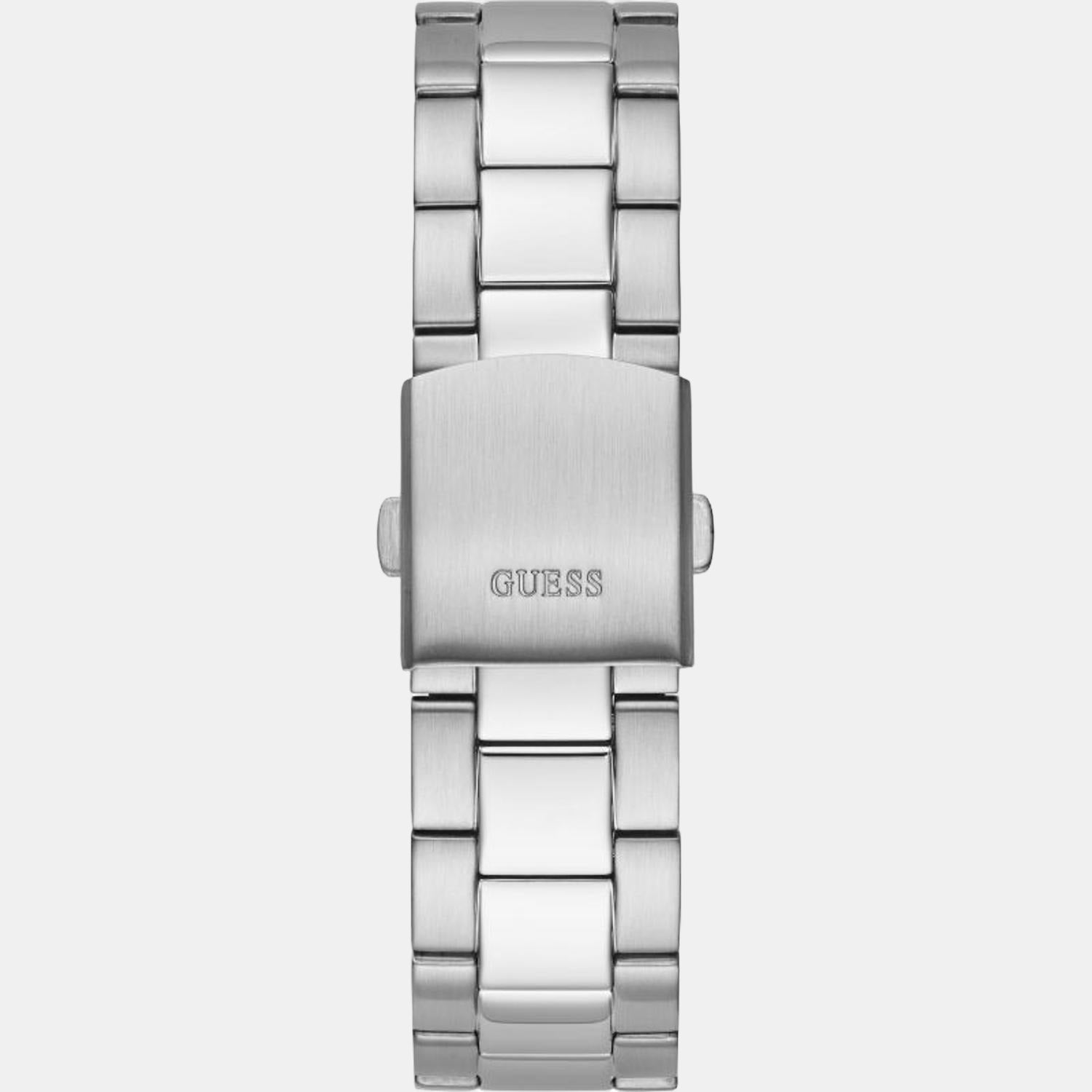 Guess Stainless Steel Round watch