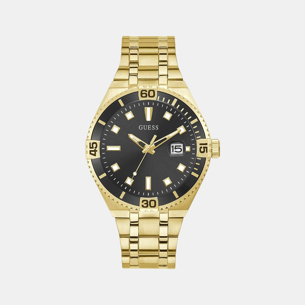 Guess Round Gold Analog watch