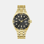 Guess Round Gold Analog watch