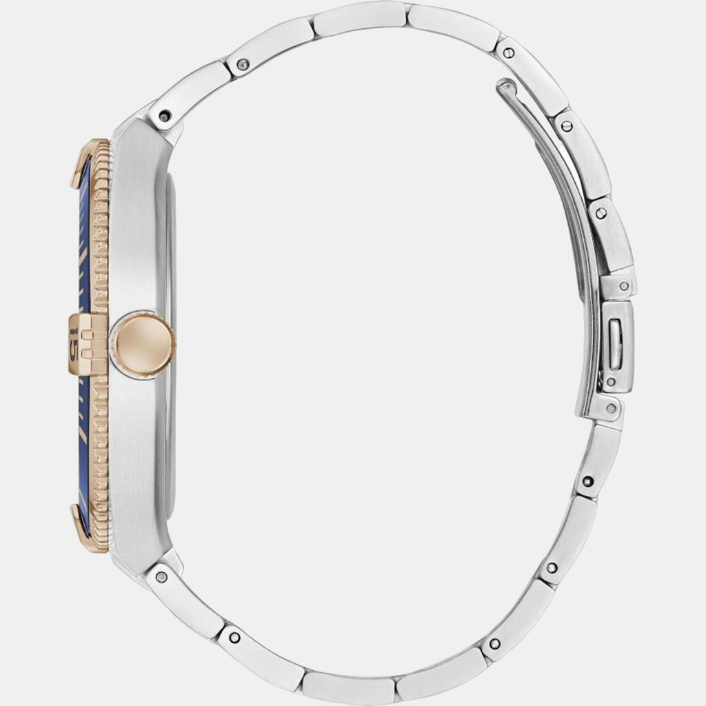 Guess Men Round Blue watch