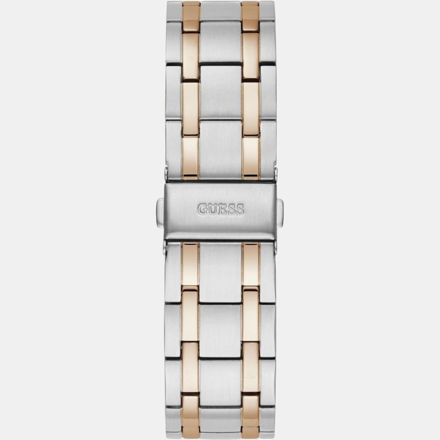 Guess Stainless Steel Round watch