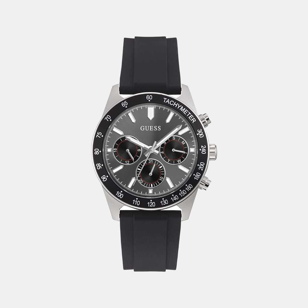 Guess Round Black Chronograph watch