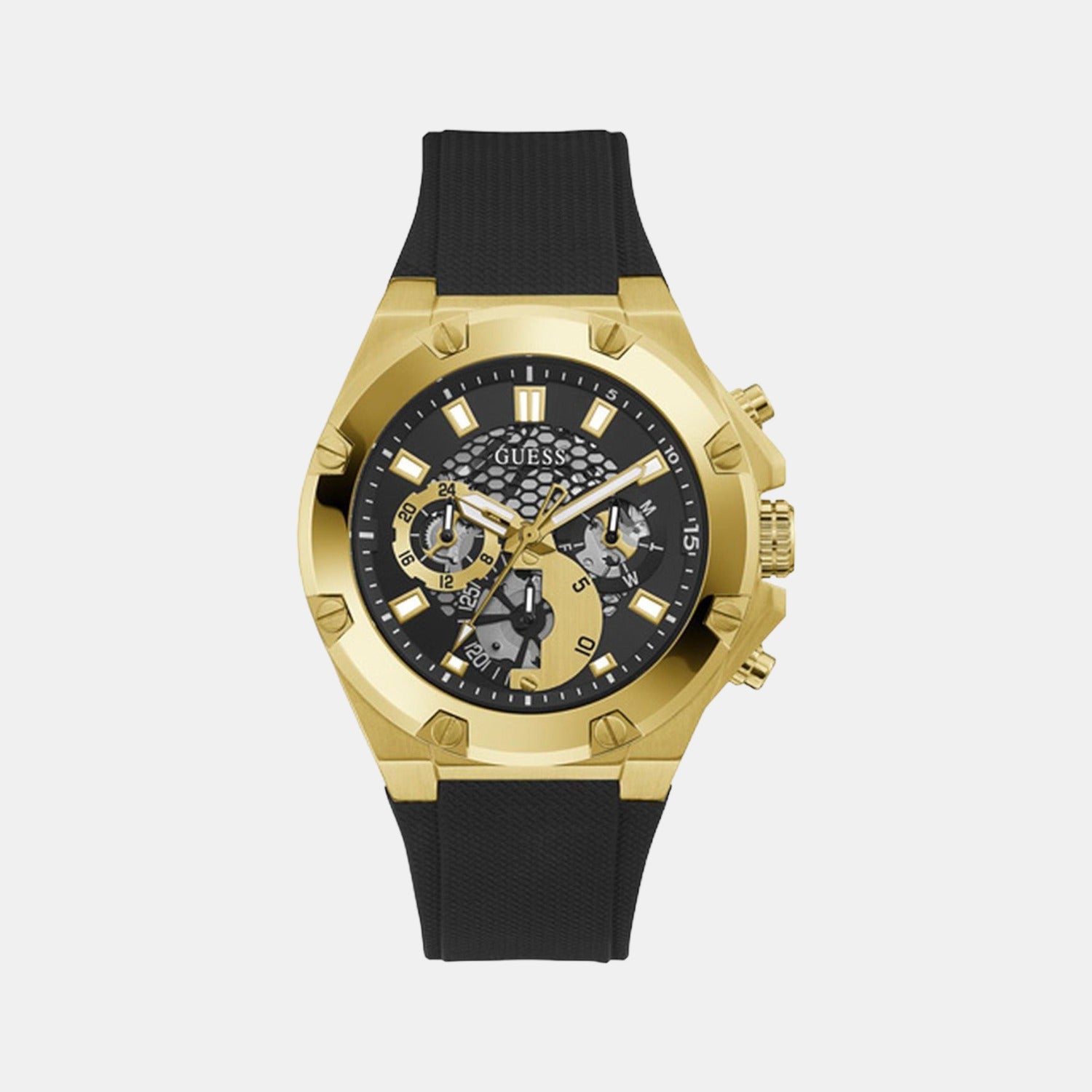 Guess Round Black Analog watch