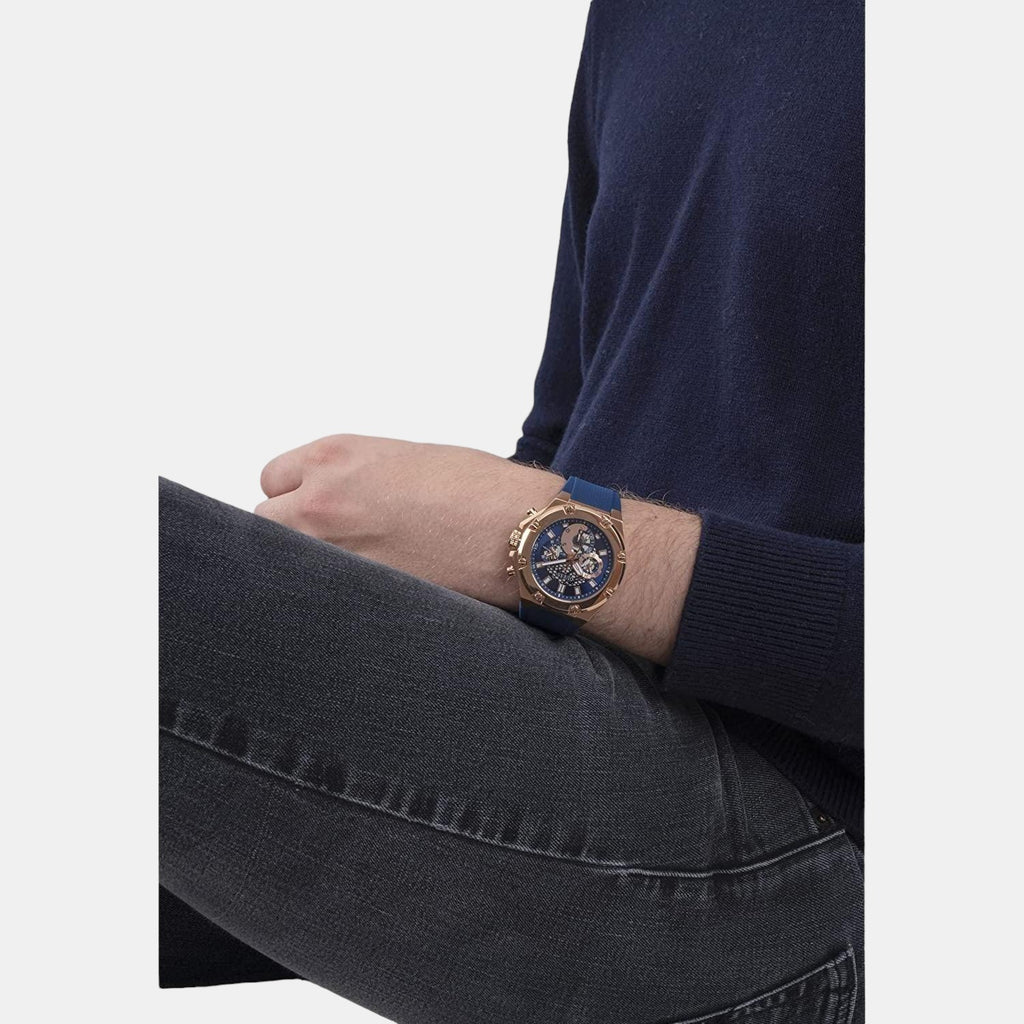 Guess Stainless Steel Round watch