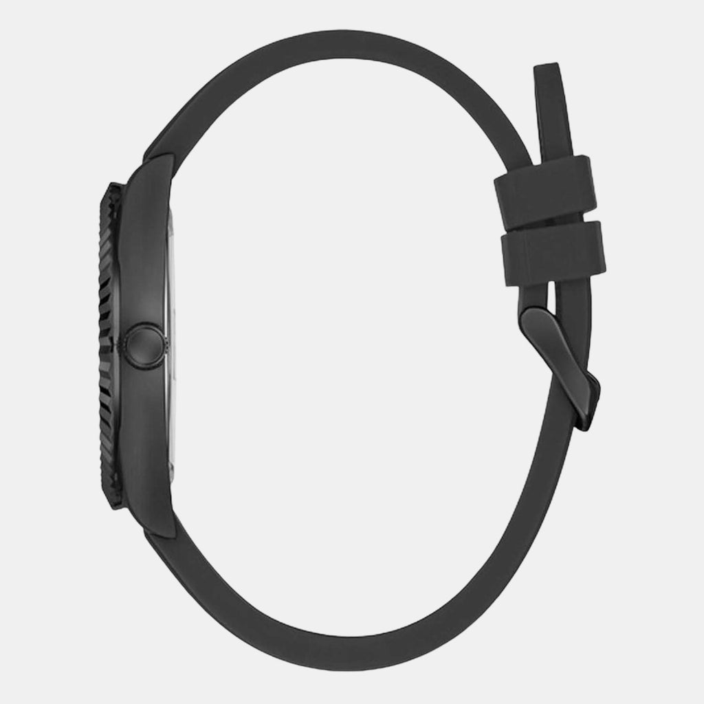 Guess Men Round Black watch