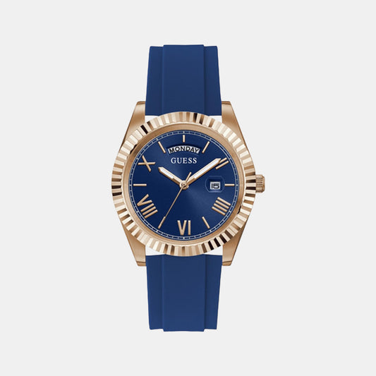 guess-stainless-steel-blue-analog-male-watch-gw0335g2