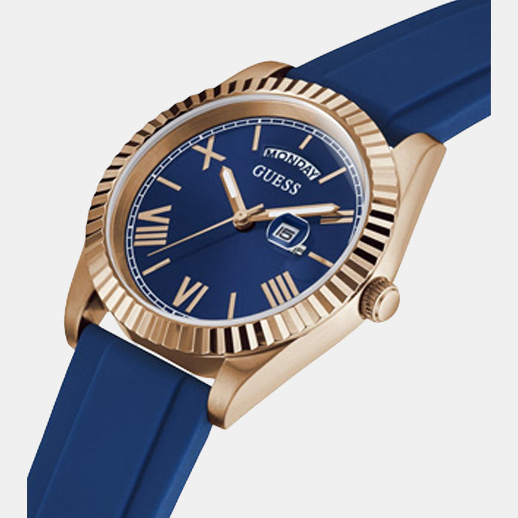 Guess Stainless Steel Round watch