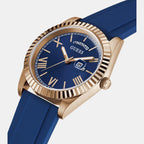 Guess Stainless Steel Round watch