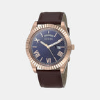 Guess Round Blue Analog watch