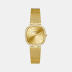 Guess Square Gold Analog watch