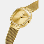 Guess Stainless Steel Square watch