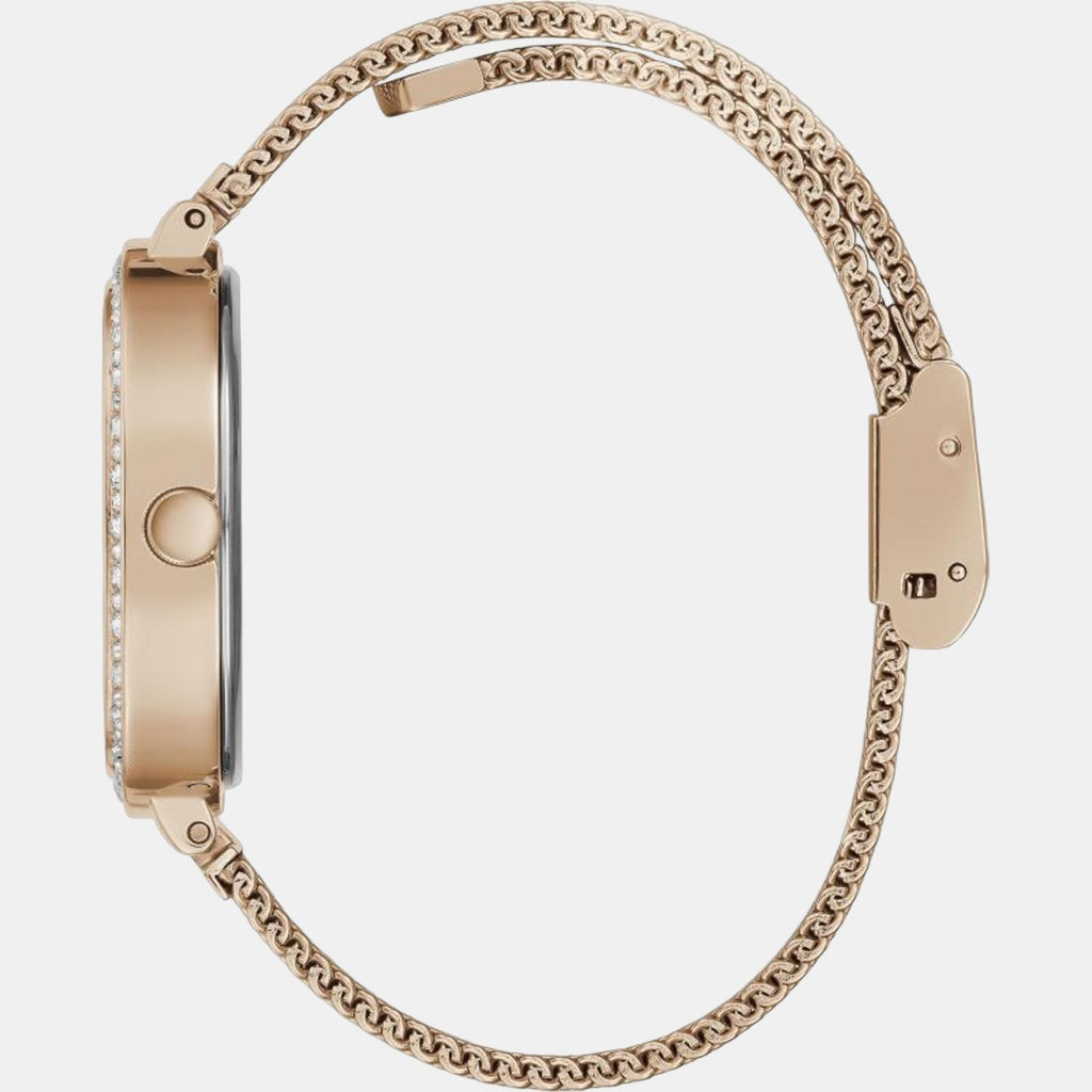 Guess Women Round Rose Gold watch