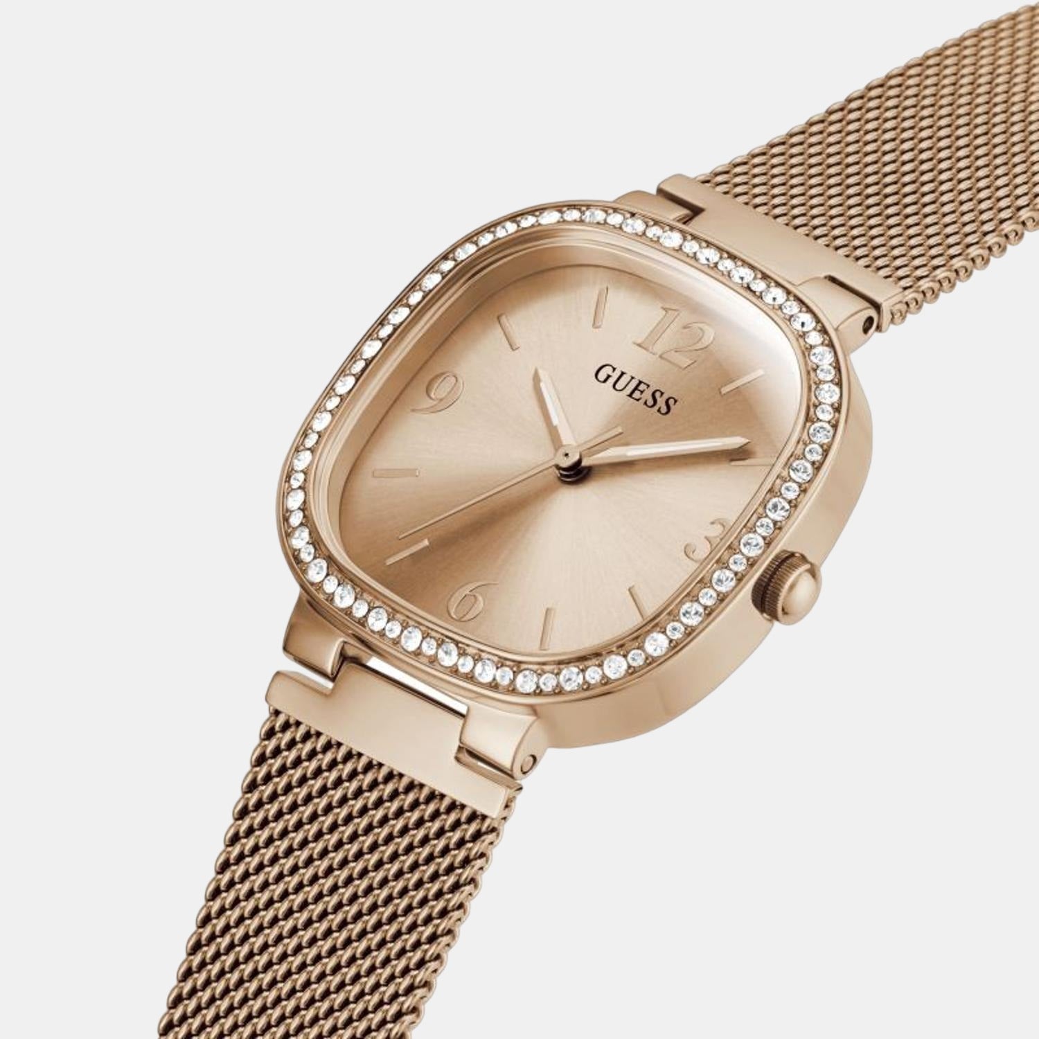 Guess Stainless Steel Rose Gold watch