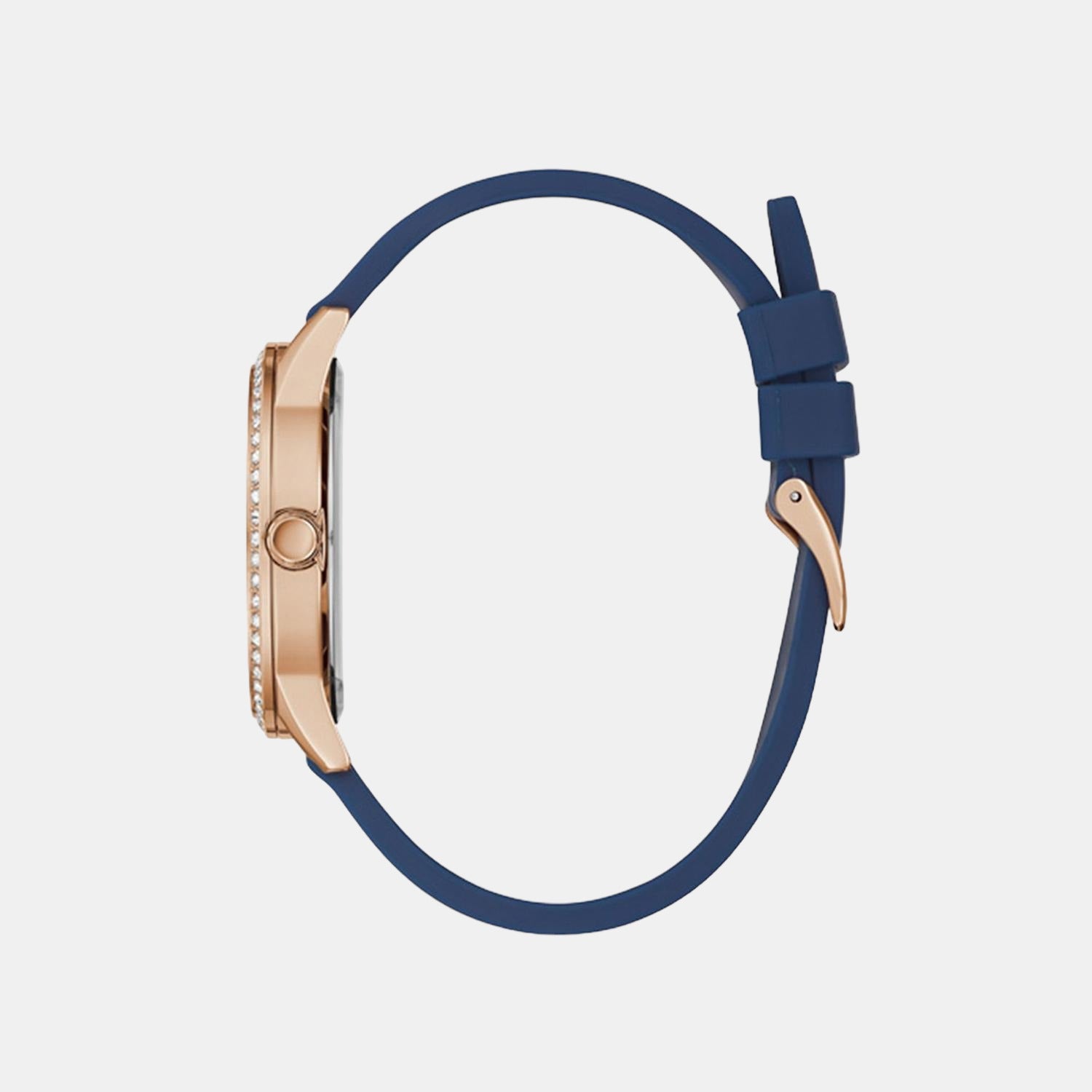 Guess Women Round Rose Gold watch