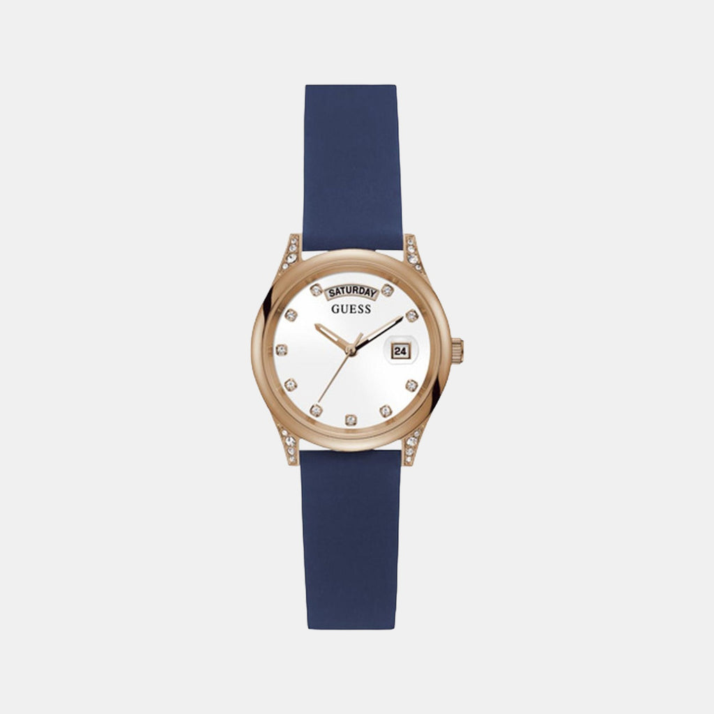 Guess Round White Analog watch