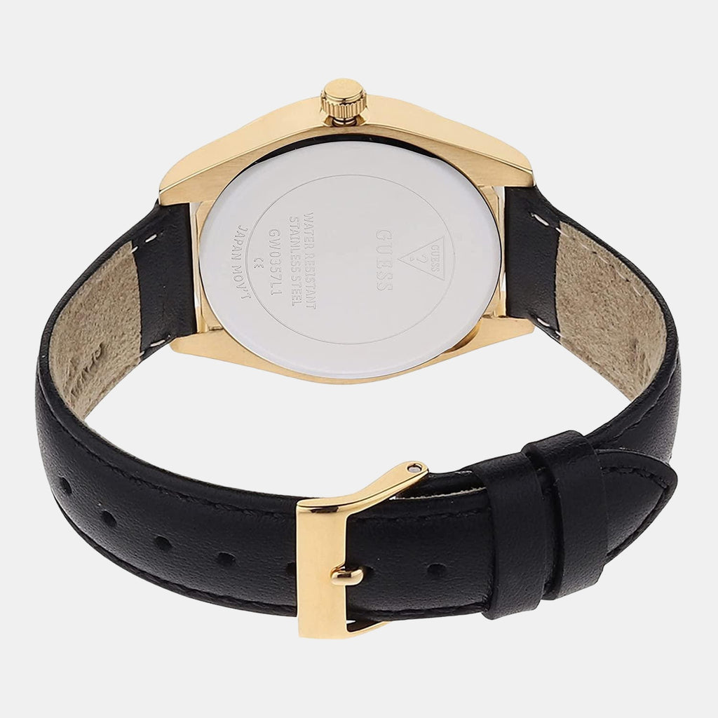 Guess Women Round Black watch