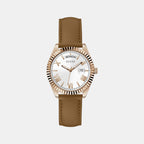 Guess Round Brown Analog watch