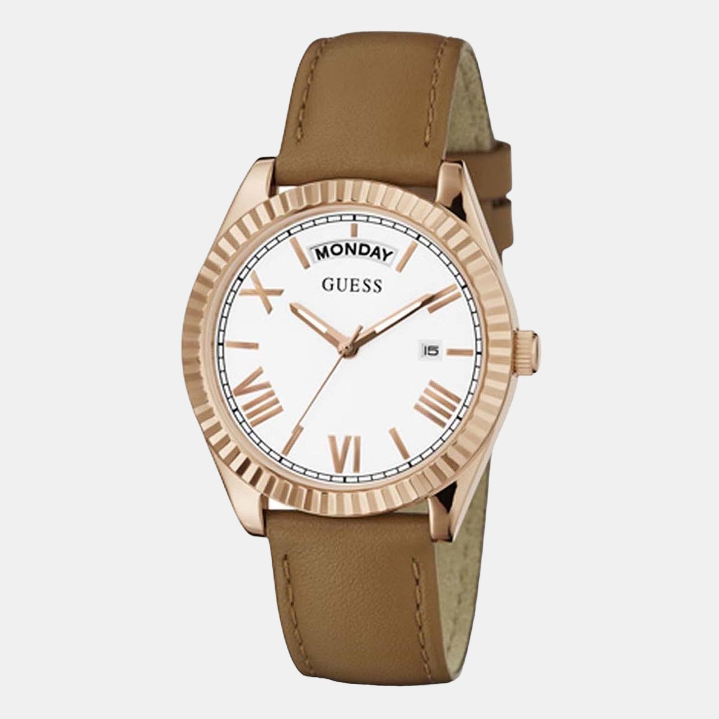 guess-stainless-steel-brown-analog-female-watch-gw0357l2
