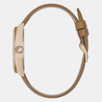 Guess Women Round Brown watch