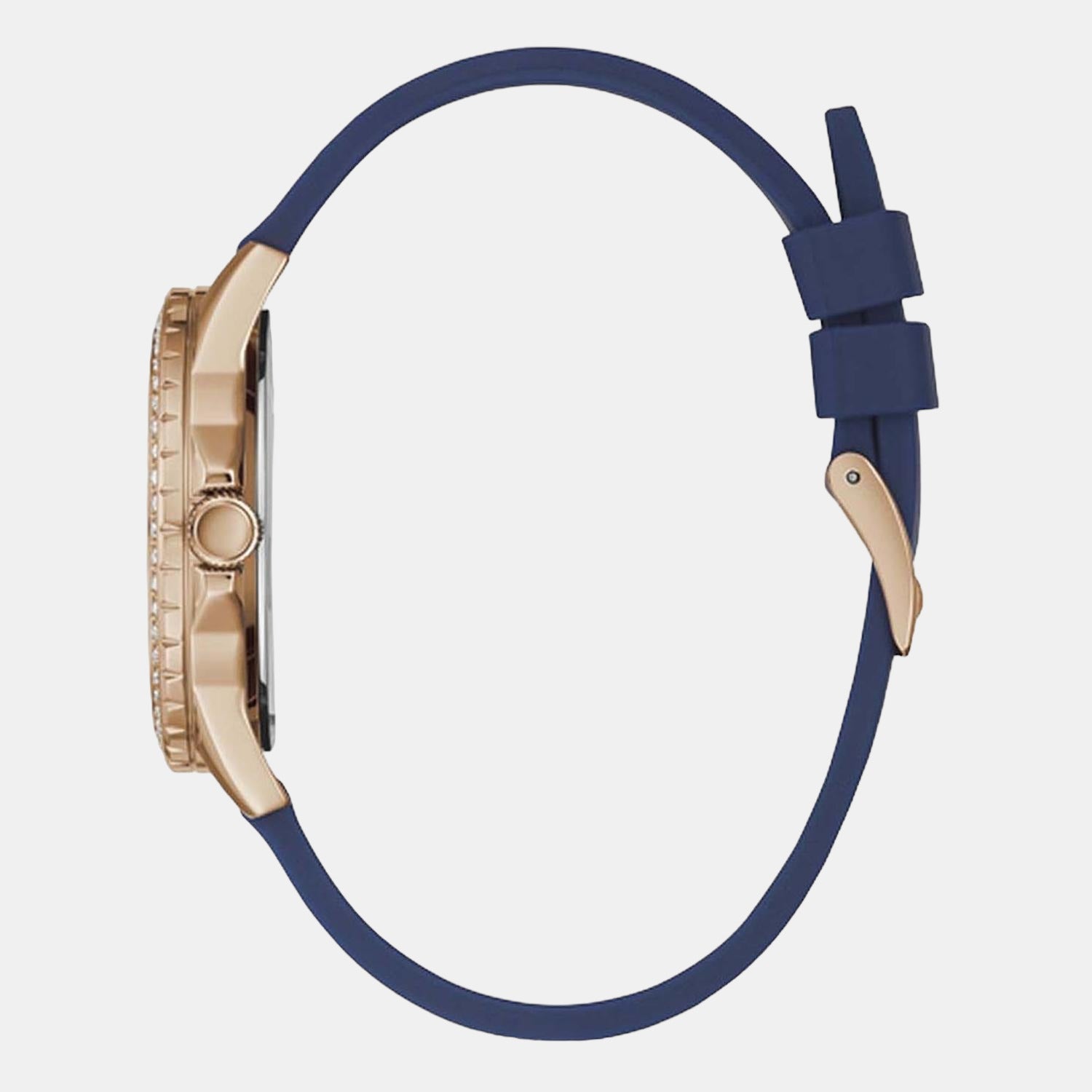 Guess Women Round Rose Gold watch