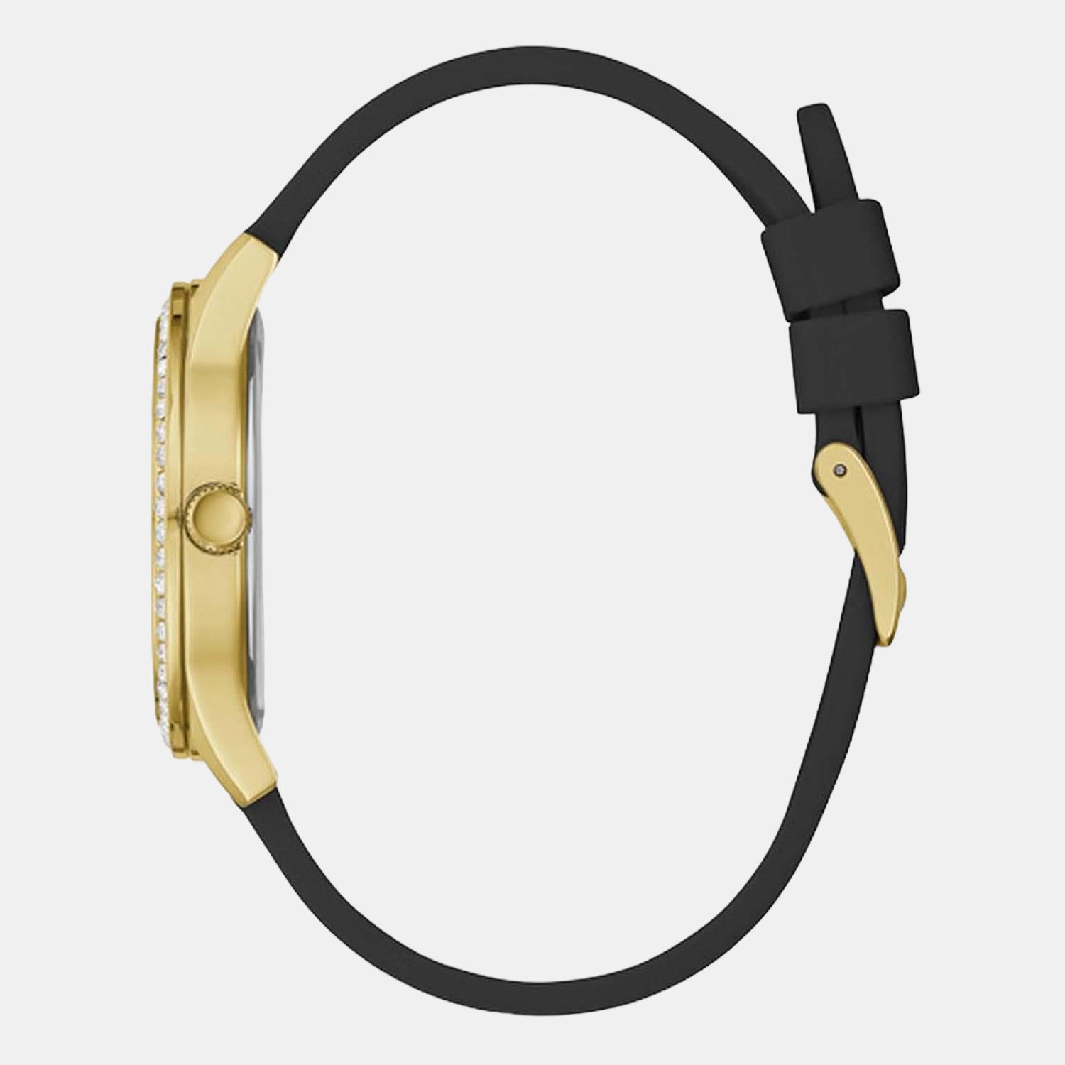 Guess Stainless Steel Round watch