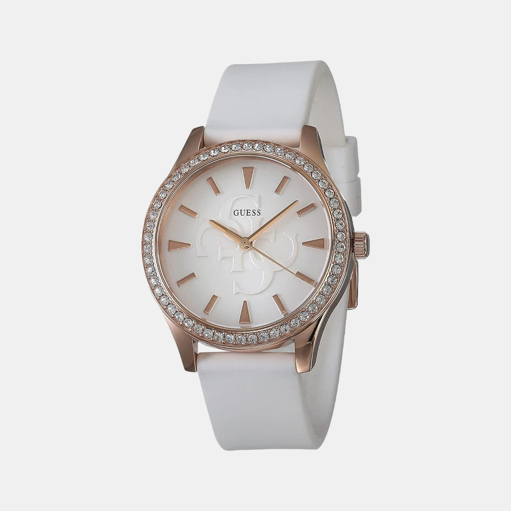 Guess Round Mother Of Pearl Analog watch