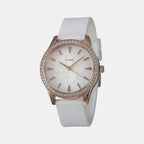 Guess Round Mother Of Pearl Analog watch