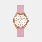 Guess Round White Analog watch