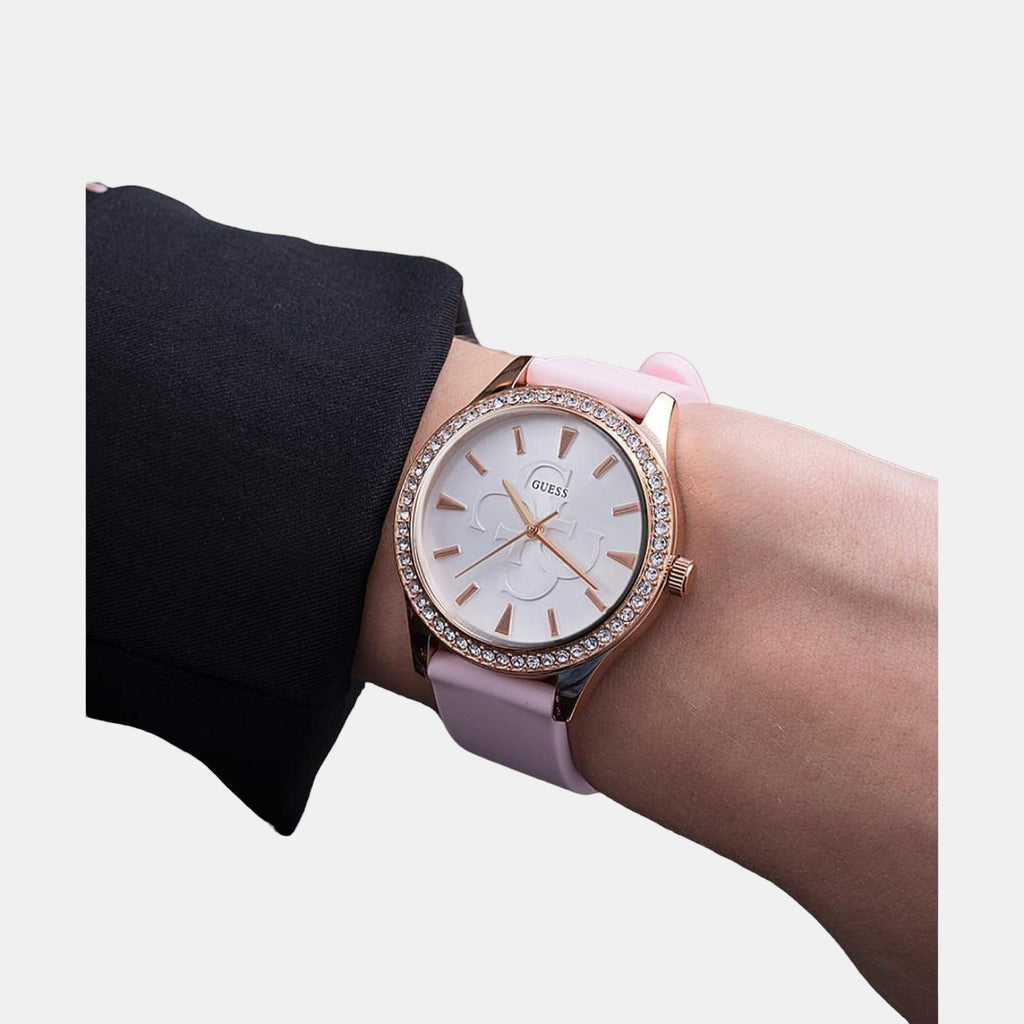 Guess Stainless Steel Round watch