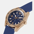 Guess Stainless Steel Round watch