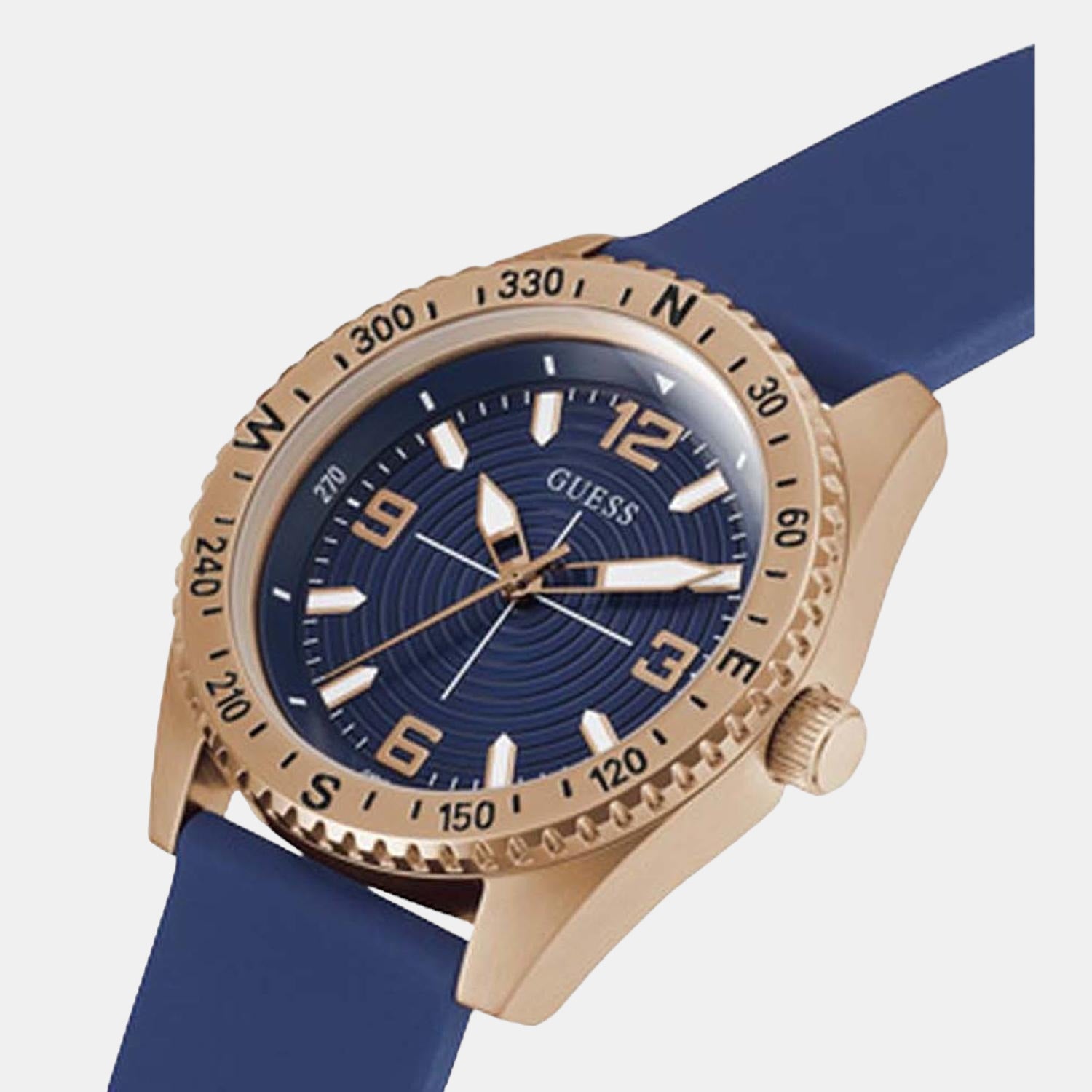 Guess Stainless Steel Round watch