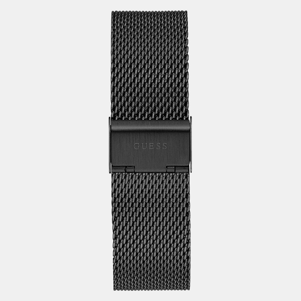 Guess Men Round Black watch