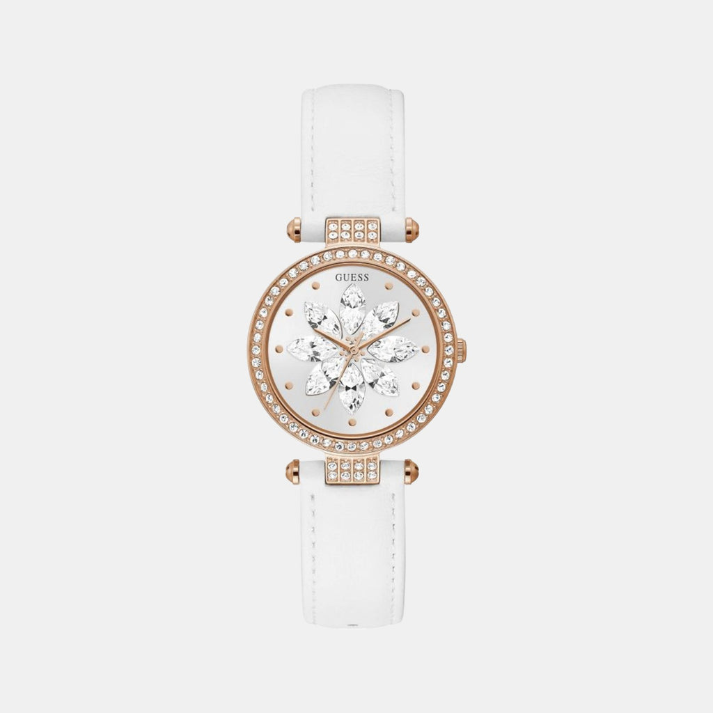 Guess Round White Chronograph watch