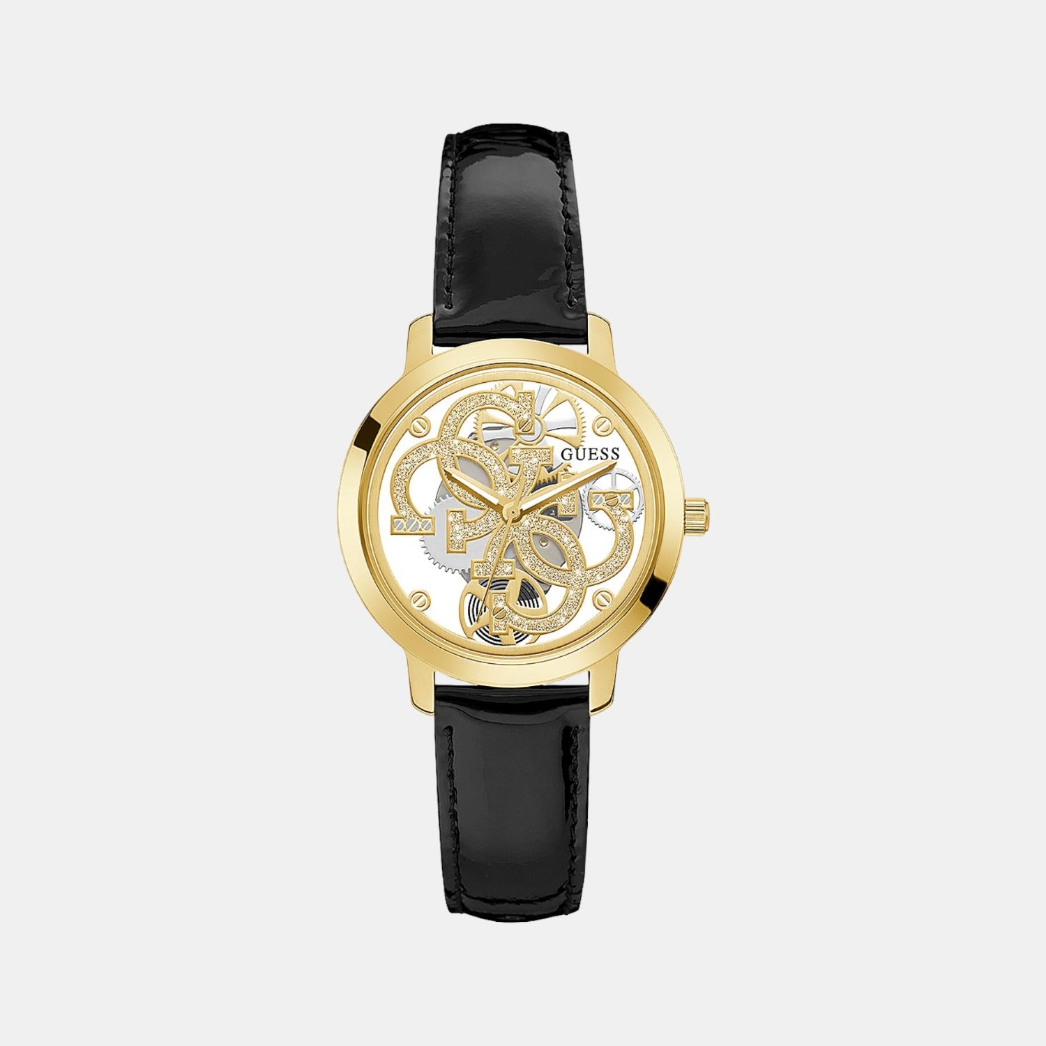 Guess Round Gold Analog watch