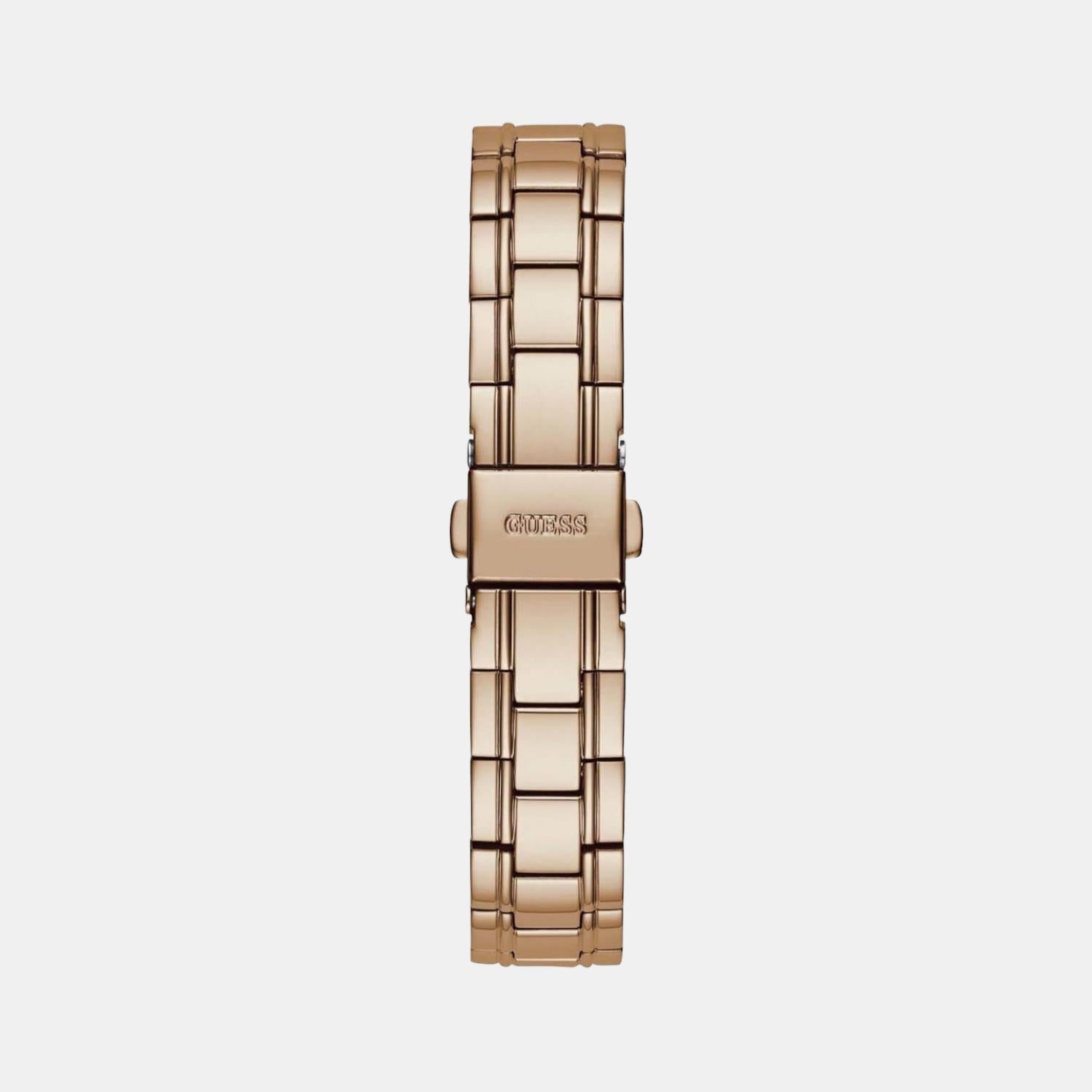 Guess Women Round Rose Gold watch