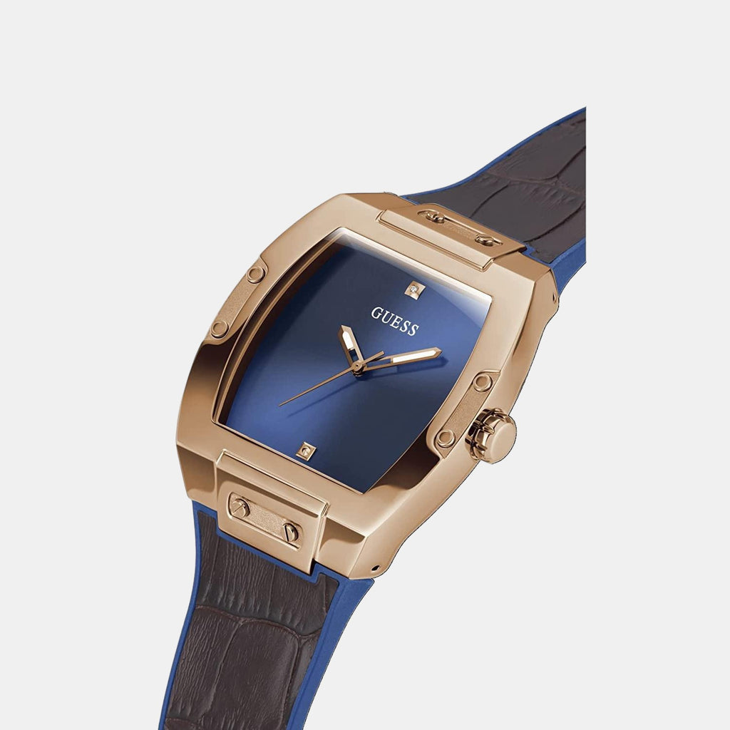 Guess Stainless Steel Round watch