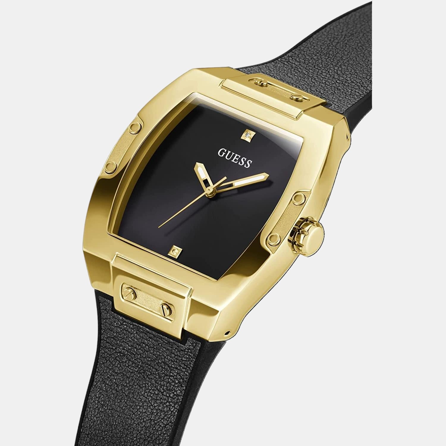 Guess Stainless Steel Round watch