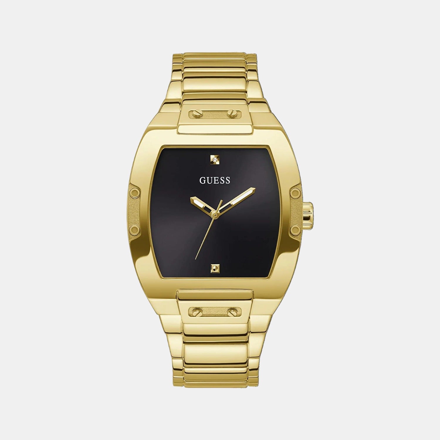 Stainless steel guess watches for men Clearance